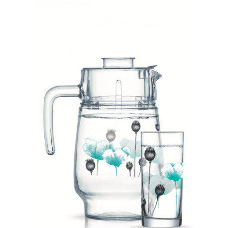 Набор для напитков 7 пр Luminarc Angelique Turquoise P6286
