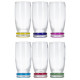 Набор стаканов 330мл 6 шт Luminarc Сortina Rainbow N1322