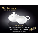 Набор сахарница и молочник-2пр Wilmax WL-995025