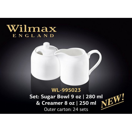 Набор сахарница и молочник-2пр Wilmax WL-995023