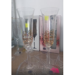 Набор бокалов 190мл/2шт для шампанского Bohemia Angella 40600 M8567 190/2