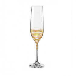 Бокалы для шампанского Bohemia Viola Spiral 190мл-2шт b40729-M8441