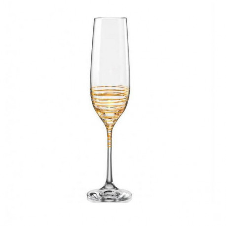 Бокалы для шампанского Bohemia Viola 190мл-2шт b40729-M8441