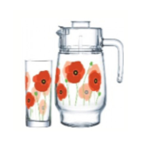 Набор для воды 7пр Arcopal Red Romance P6038