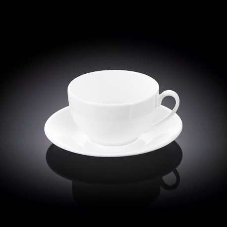 Чашка с блюдцем чайная 180мл Wilmax WL-993189 / AB