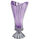 Ваза на ноге 400 мм Bohemia Plantica Amethyst