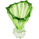 Ваза на ноге 400 мм Bohemia Plantica Green