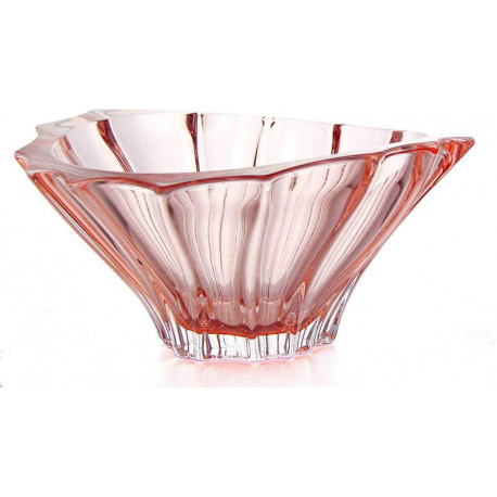Конфетница 220 мм Bohemia Plantica Pink