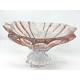 Фруктовница на ноге 330 мм Bohemia Plantica Pink