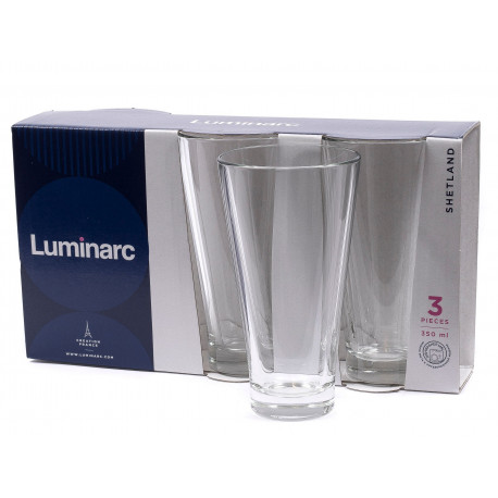 Набор стаканов высоких 350мл/3шт Luminarc Shetland P1432