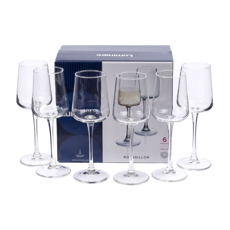 Бокалы для вина 250мл-6шт Luminarc Roussillon P7105 купить на ...