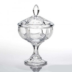 Конфетница на ножке с крышкой 240 мм Orion Bohemia