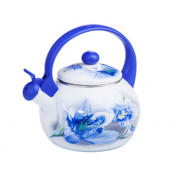 Чайник эмалированный 2,2л Zauberg 10/L Blue Орхидея