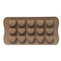 Форма для шоколада силиконовая сердце 20,5х10см Vincent VC-1406