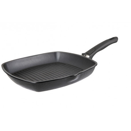 Сковорода без крышки гриль 28 см Escurion Rondell RDA-869