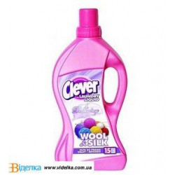 Гель д /стирки Wool /Silk 1000 ml (шерст. тканей) CLEVER