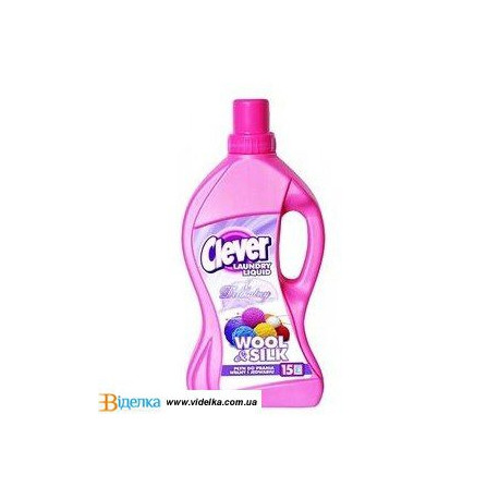 Гель д /стирки Wool /Silk 1000 ml (шерст. тканей) CLEVER