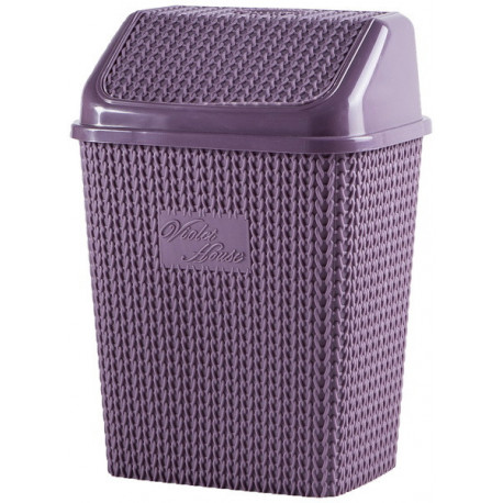 Корзина для мусора 10 л Violet House 0026 Виолетта PLUM 10 л