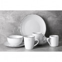 Тарелка суповая 20см Ardesto Lucca Winter white AR2920WMC
