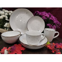Тарелка обеденная 26см Ardesto Bagheria Bright white AR2926WGC
