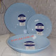 Тарелка обеденная 25 см Zelie Light Blue Luminarc Q3441
