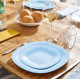 Тарелка десертная 19 см Luminarc Carine Light Blue P4245