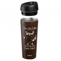 Термокружка 450 мл Ardesto Coffee time Raccoon AR2645DML
