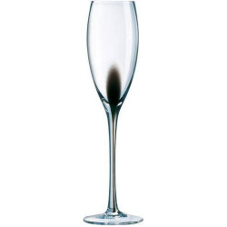 Luminarc Drip Black Набор бокалов/шампанское 220мл-4шт
