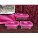Набор контейнеров с сумкой 3шт Luminarc Pure Box Active P4498