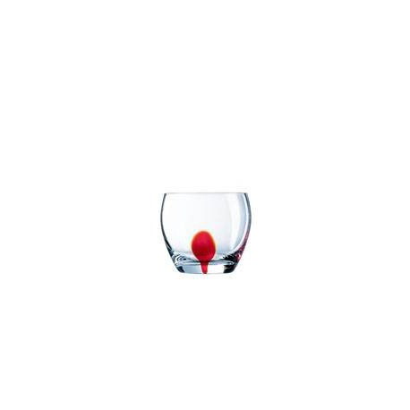 Luminarc Drip Red Набор стаканов низких 310мл-4шт