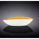 Блюдо овальное глубокое 25х16,5х6см Wilmax Spiral Yellow WL-669440 / A