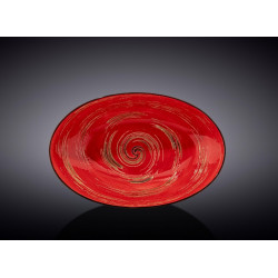 Блюдо овальное глубокое 25х16,5х6см Wilmax Spiral Red WL-669240 / A