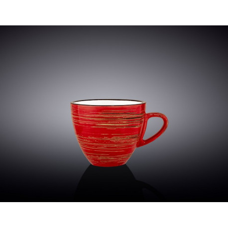 Чашка чайная 190мл Wilmax SPIRAL RED WL-669235 / A