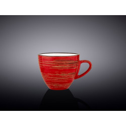 Чашка кофейная 110мл Wilmax SPIRAL RED WL-669234 / A