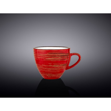 Чашка кофейная 110мл Wilmax SPIRAL RED WL-669234 / A