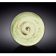 Тарелка обеденная 23см Wilmax Spiral Pistachio WL-669119