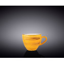 Чашка кофейная 110мл Wilmax Spiral Yellow WL-669434 / A