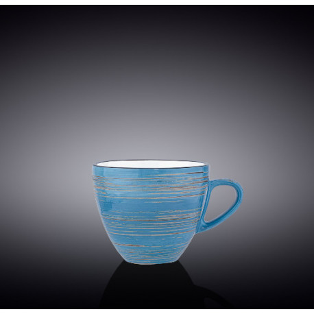 Чашка для капучино 190мл Wilmax Spiral Blue WL-669635 / A