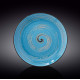 Тарелка обеденная 23 см Wilmax Spiral Blue WL-669613 / A