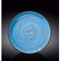 Тарелка обеденная 28 см Wilmax Spiral Blue WL-669620 / A