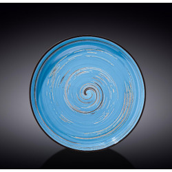 Тарелка обеденная 23 см Wilmax Spiral Blue WL-669619 / A