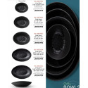 Блюдо овальное глубокое 13х10х6см Wilmax Slatestone Black WL-661118 / A