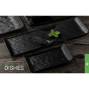 Блюдо прямоугольное 30х9,5см Wilmax Slatestone Black WL-661102 / A