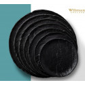 Тарелка круглая 20,5см Wilmax Slatestone Black WL-661124 / A
