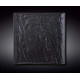 Тарелка квадратная 27х27см Wilmax Slatestone Black WL-661107 / A