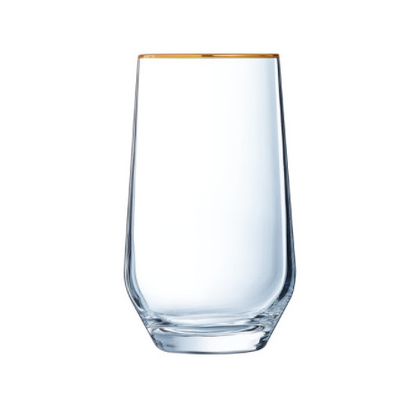 Набор стаканов высоких 450 мл/4шт Eclat Ultime Bord Or P7632