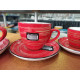 Блюдце 14см Wilmax Spiral Red WL-669235 / B