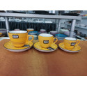 Чашка кофейная 110мл Wilmax Spiral Yellow WL-669434 / A