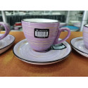 Чашка для капучино 190мл Wilmax SPIRAL LAVENDER WL-669735 / A
