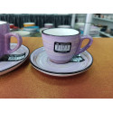 Чашка кофейная 110мл Wilmax SPIRAL LAVENDER WL-669734 / A